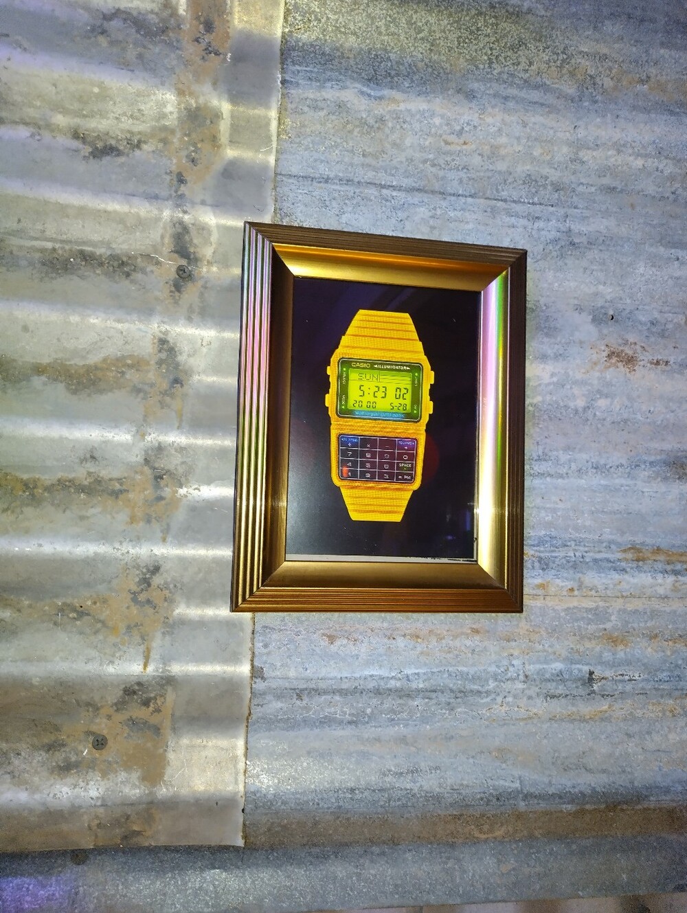 Gold Casio Calculator Watch Art Print By Neon Nicho